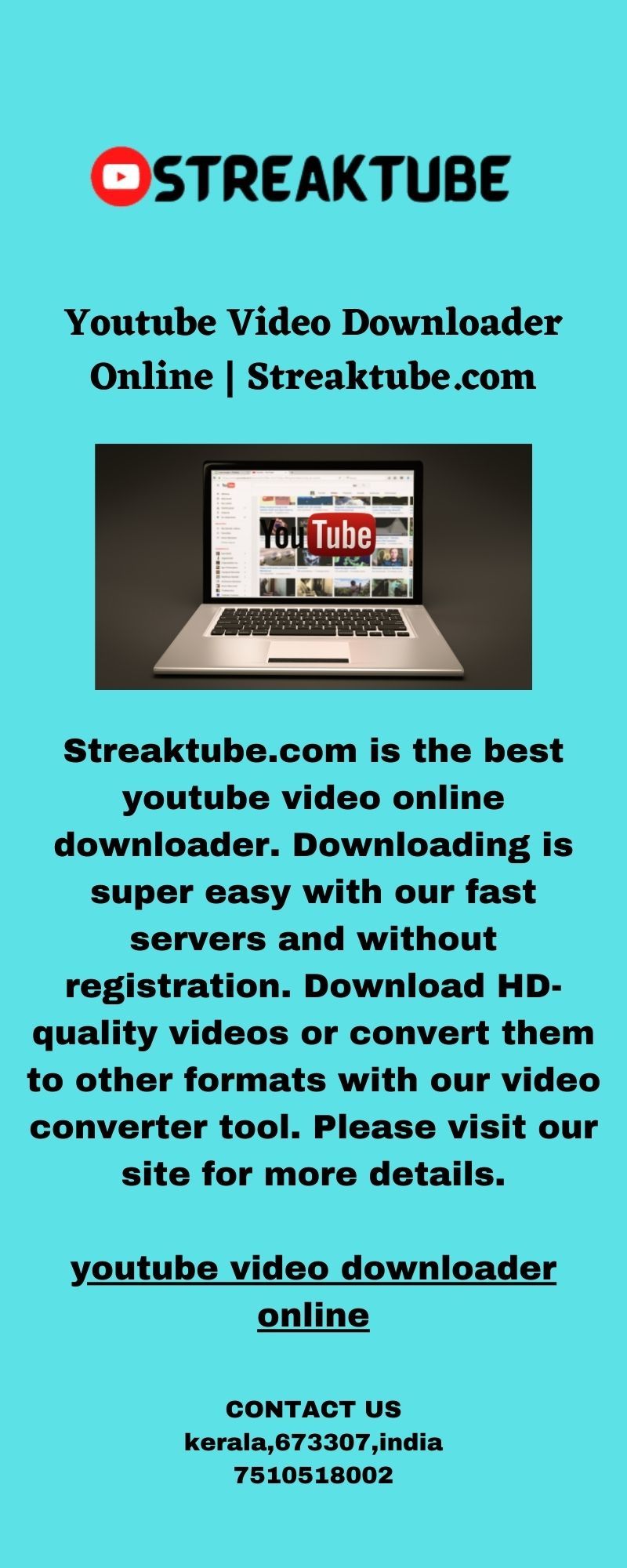 Youtube Video Downloader Online | Streaktube.com - Infogram