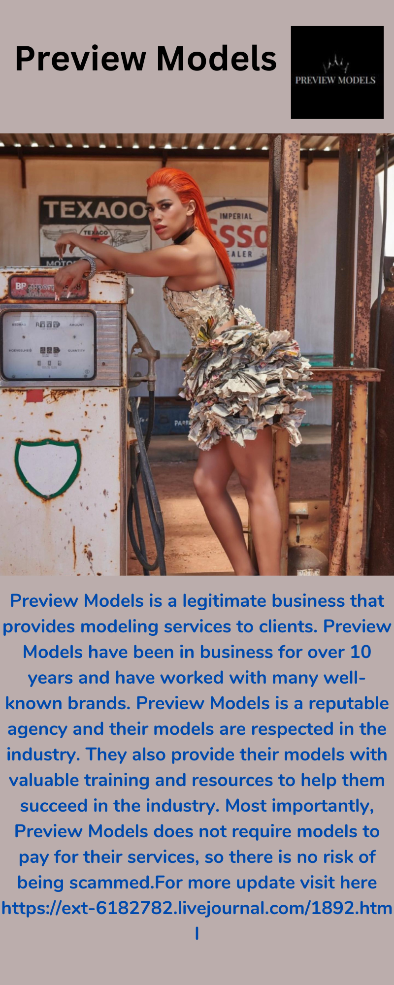 Preview Models How to get started in modeling - Preview Models by Preview Models ...