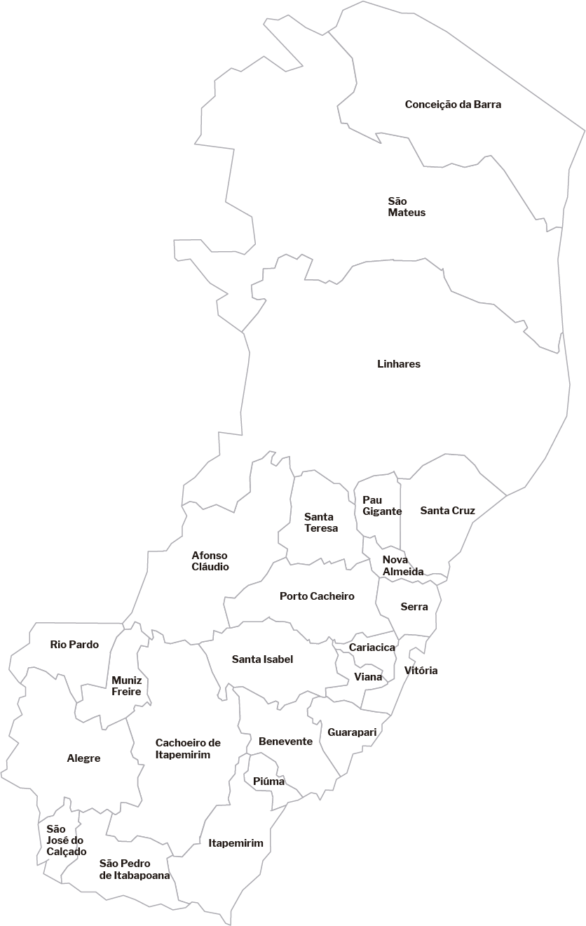 Mudanças no mapa do ES de 1900 a 2019 - Linha by Rede Gazeta - Gazeta ...