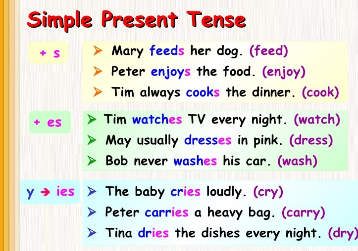 Simple Present Sign SIMPLE PRESENT by Eliza Bueso - Infogram